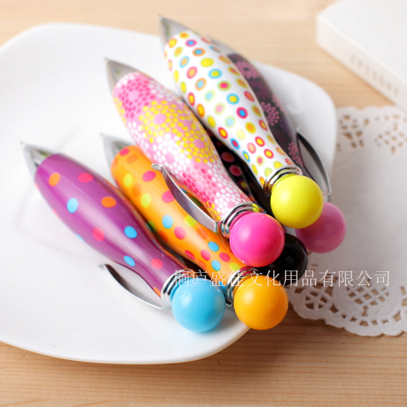 Wholesale of Six Mini Film Mixed Color Twisted Plastic Ballpoint Pens